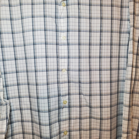 Banana Republic Men's Medium Non-Iron Classic Fit Shirt Long Sleeve 100% Cotton  - Picture 3 of 10